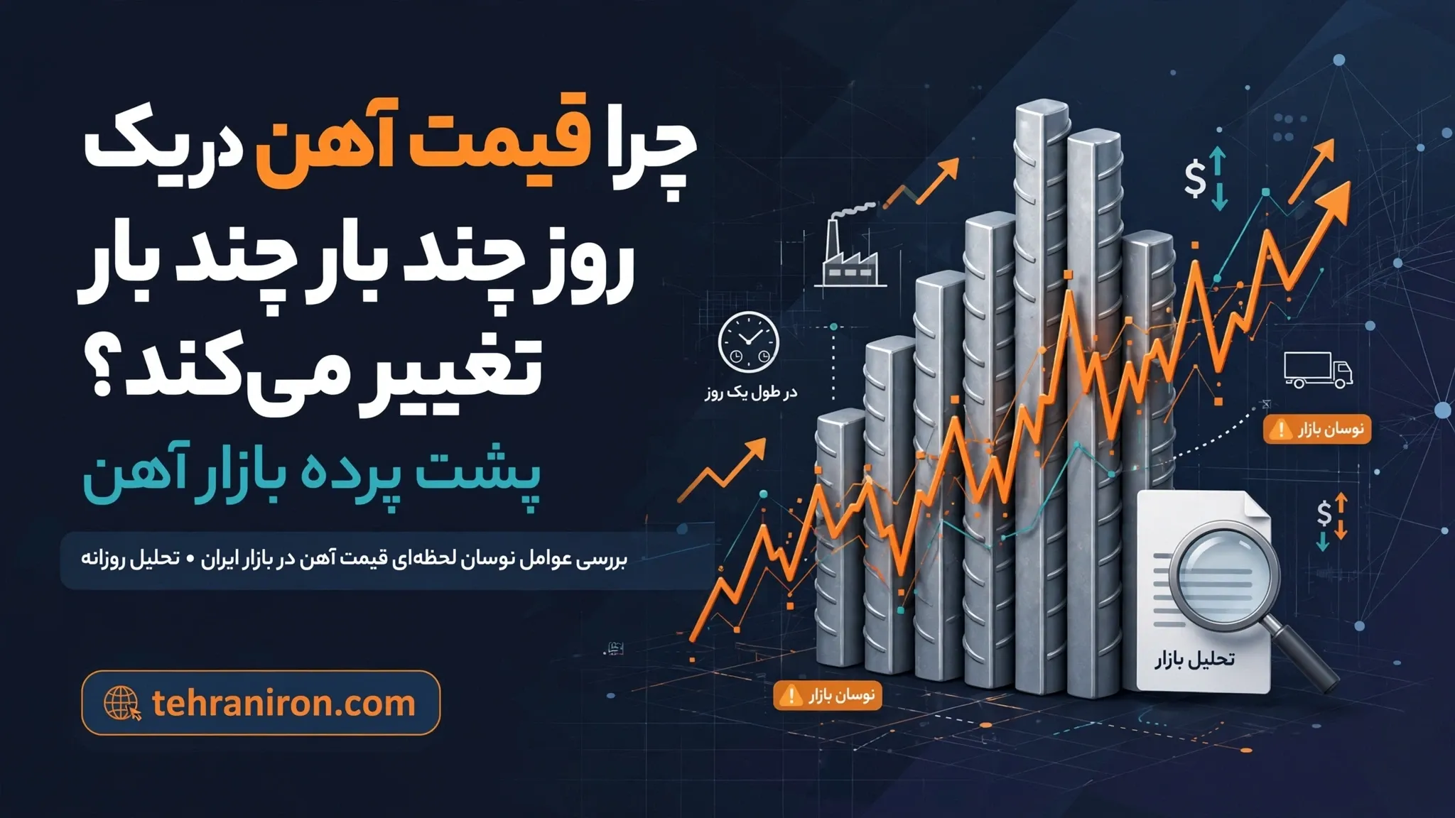 چگونه از نوسان قیمت آهن ضرر نکنیم؟