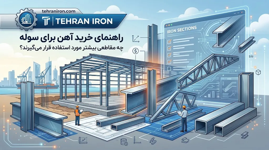 راهنمای خرید آهن برای سوله؛ چه مقاطعی بیشتر مورد استفاده قرار میگیرند؟